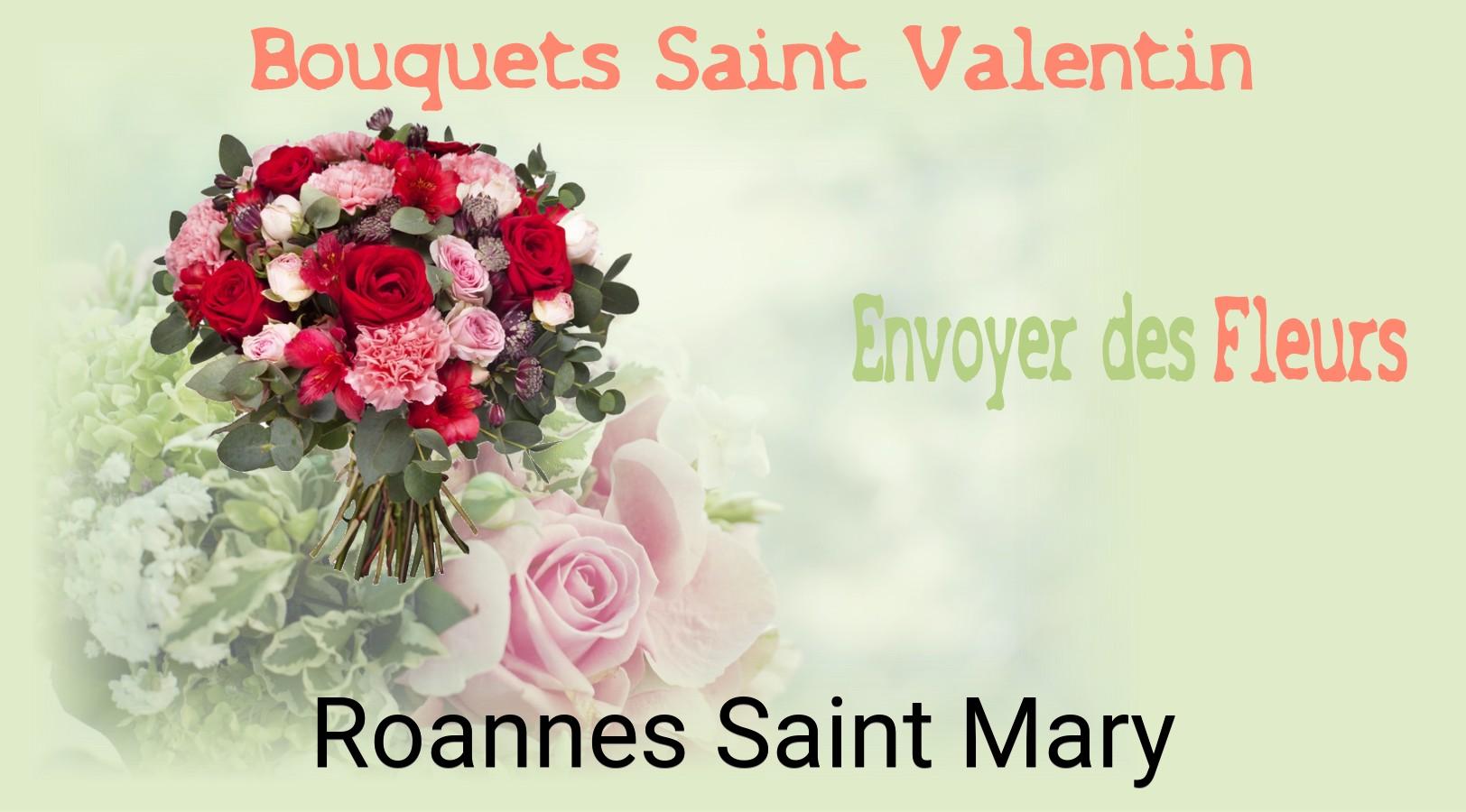 Roses de Saint-Valentin livrées à Roannes-Saint-Mary